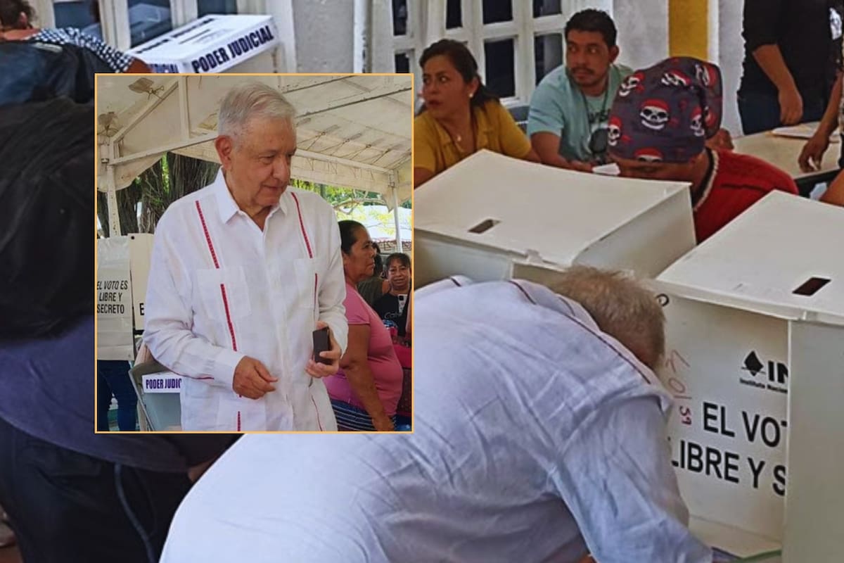 AMLO reaparece públicamente para votar en elección judicial y habla de lo que ha hecho todo este tiempo tras dejar la presidencia