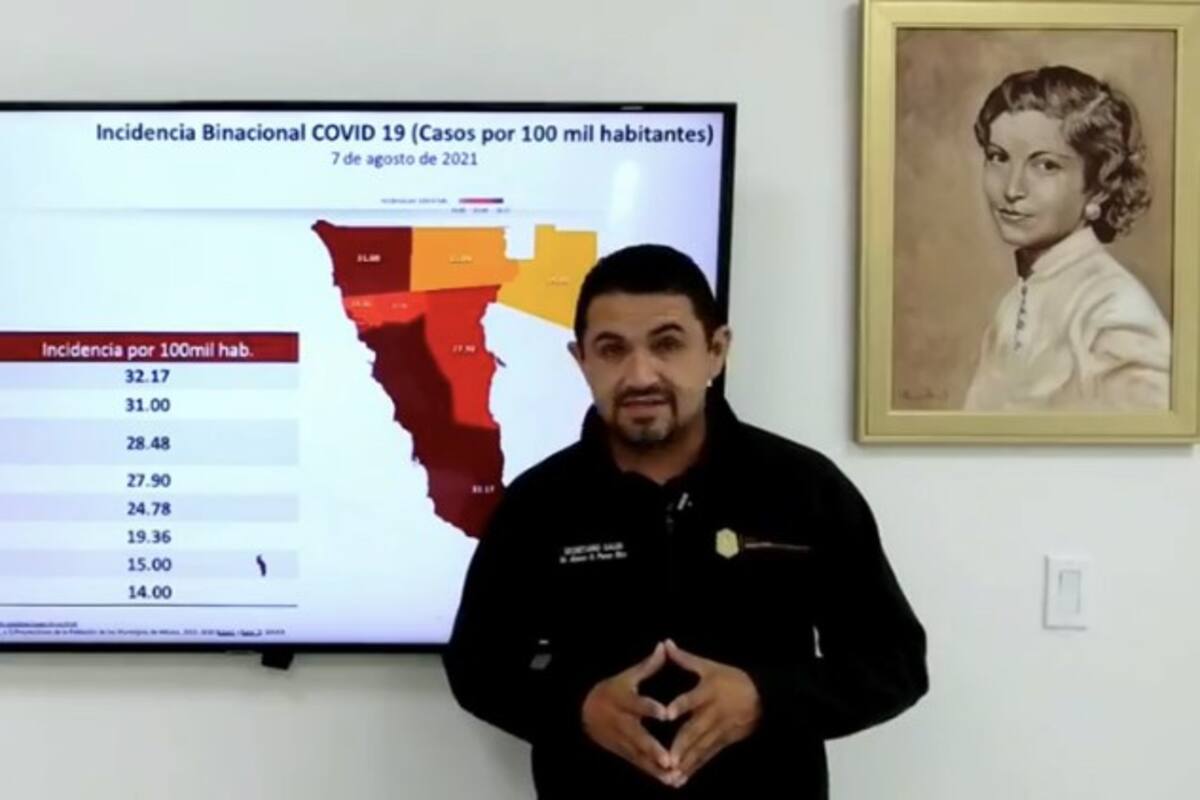 Retrocede Baja California a semáforo covid amarillo