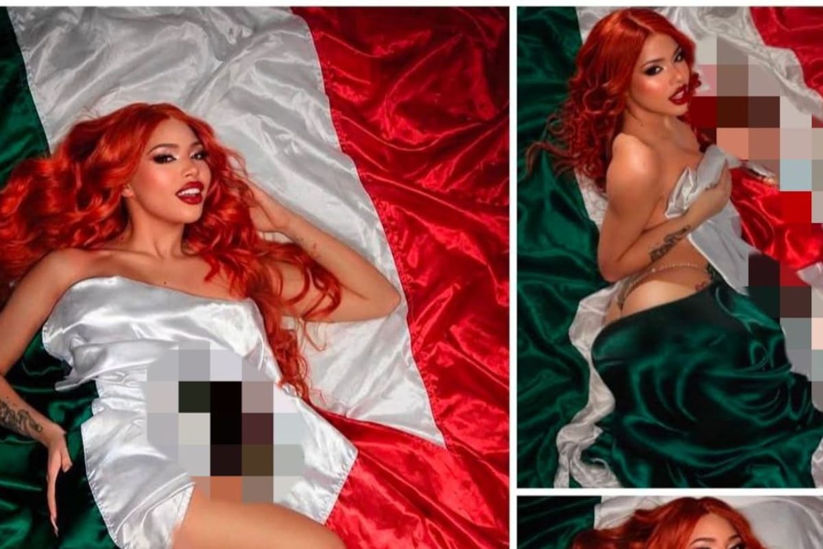 Yeri Mua: Esta sería la cantidad de dinero que tendría que pagar la influencer en caso de resibir sanción por posar semidesnuda con la bandera de México