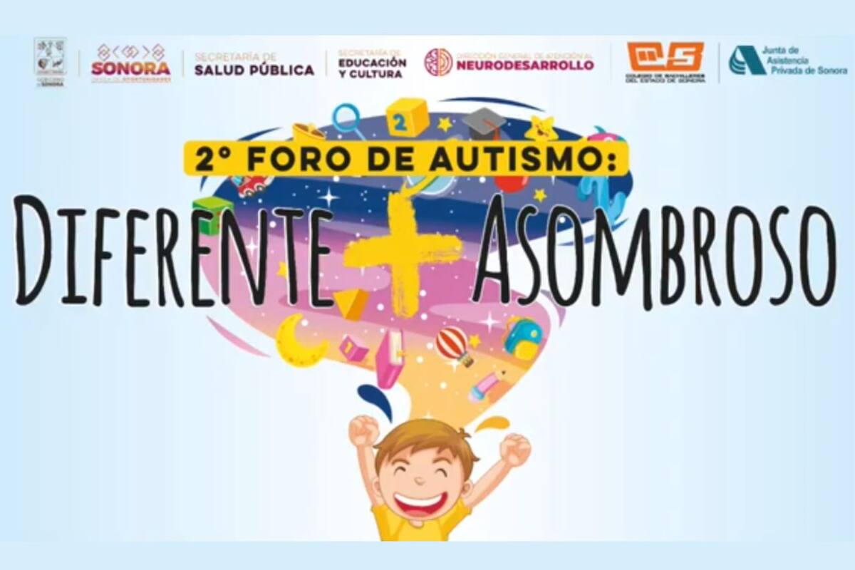 Segundo Foro de Autismo “Diferente + Asombroso” se lleva a cabo en el Teatro del Cobach Villa de Seris