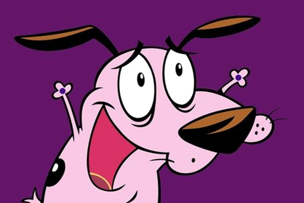 Lo aterrador que se vería Coraje, el perro cobarde en la vida real según la inteligencia artificial