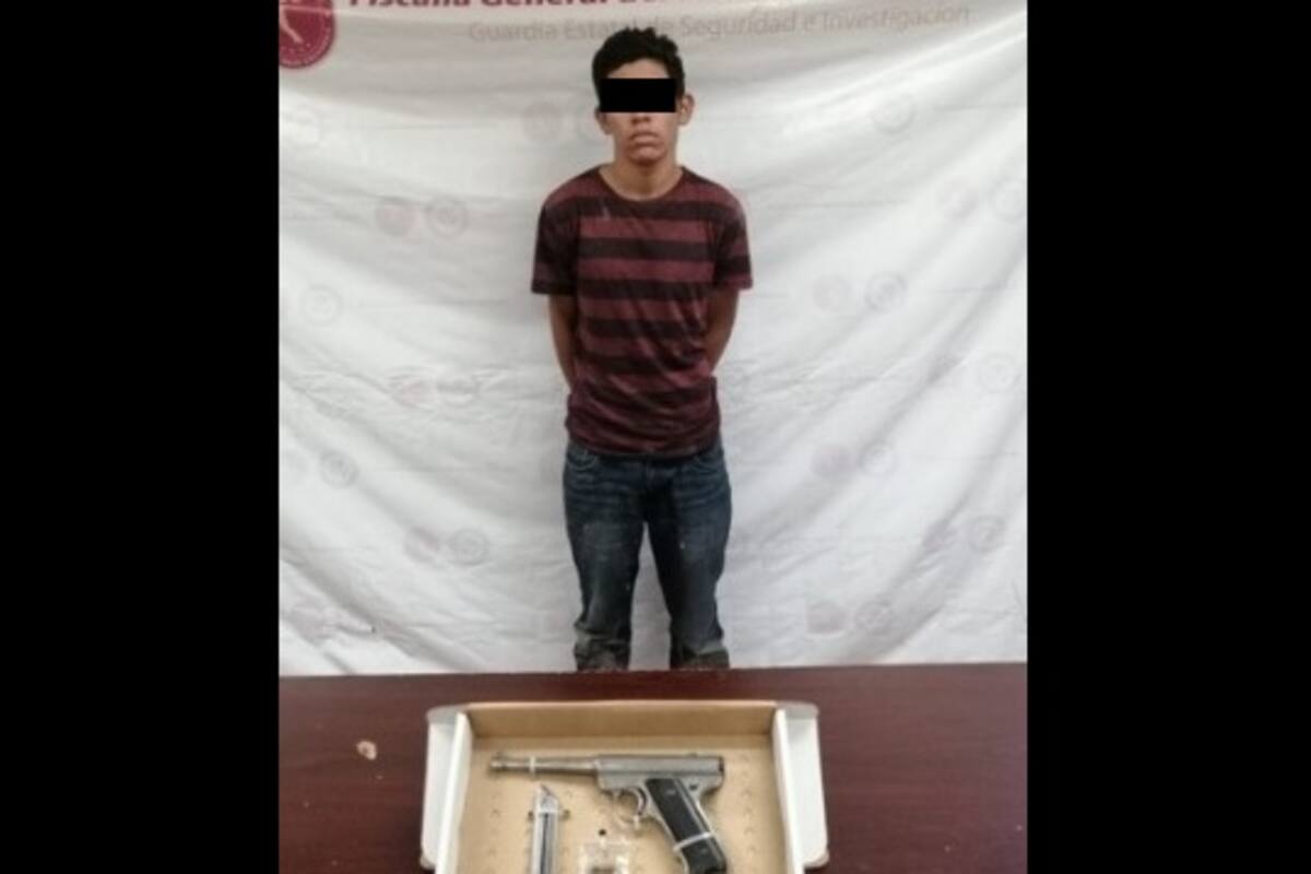 Detiene Fiscalía a joven armado en la ciudad