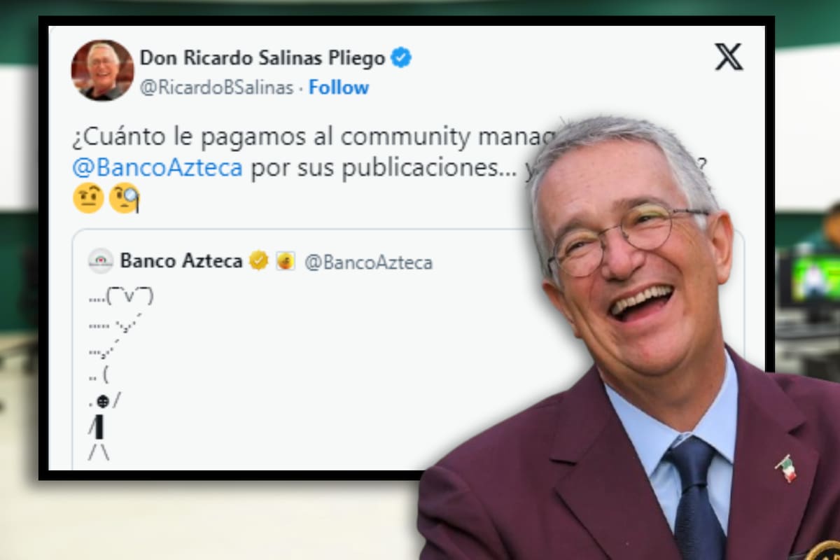 “¿Cuánto le pagamos y por qué tanto?”: Ricardo Salinas Pliego critica al community manager de Banco Azteca