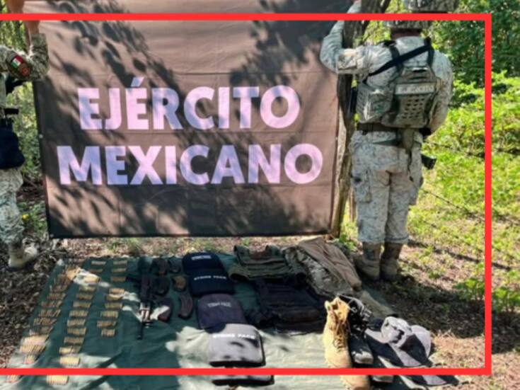 Hallazgo alarmante en Sinaloa: Ejército y fuerzas federales descubren arsenal oculto en camino rural de Concordia