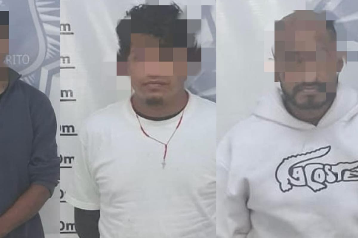 Detienen a tres hombre acusados de golpear a un joven; la víctima asegura que intentaron privarlo de la libertad
