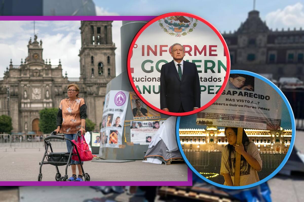 Madres Buscadoras mantendrán plantón en el Zócalo durante informe de AMLO ¿Cuáles son sus demandas?