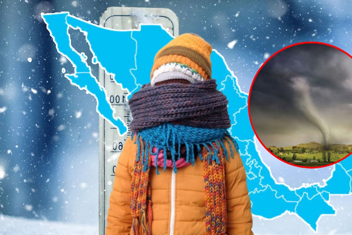 Frente Frío 10 congelará el Norte de México con fuertes vientos y posibles tornados