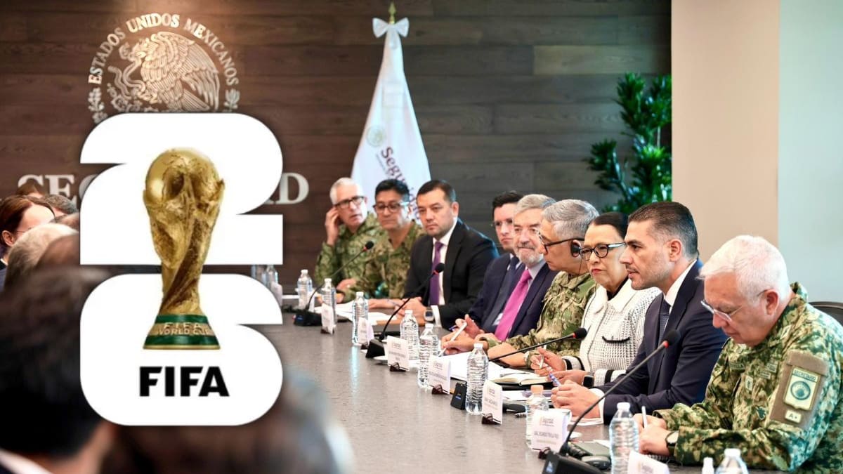Omar García Harfuch encabezó reunión con la FIFA y autoridades de los tres niveles de gobierno para revisar protocolos de inteligencia, prevención y despliegue operativo rumbo al Mundial de futbol 2026 en México