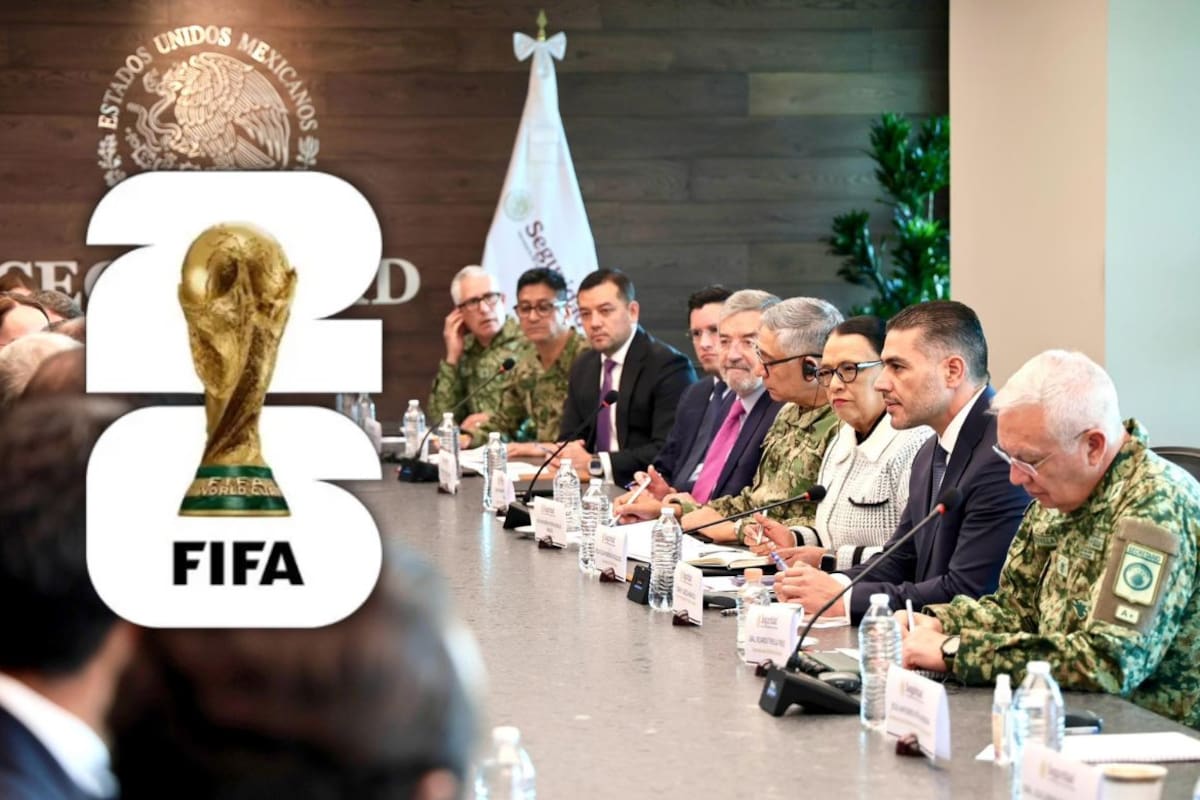 Omar García Harfuch encabezó reunión con la FIFA y autoridades de los tres niveles de gobierno para revisar protocolos de inteligencia, prevención y despliegue operativo rumbo al Mundial de futbol 2026 en México