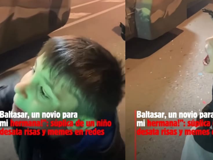 “Baltasar, un novio pa’ mi hermana”: niño roba sonrisas al pedir un novio para su hermana en el desfile de Reyes Magos