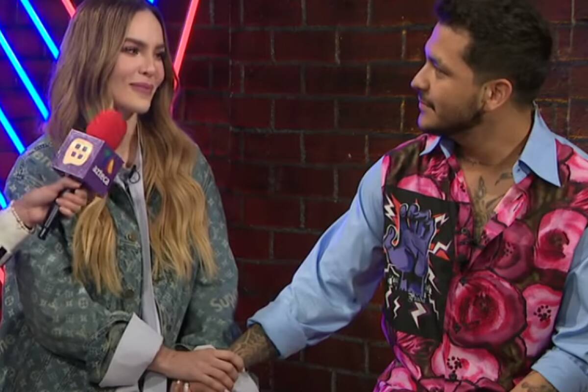 Belinda se niega a besar a Christian en público