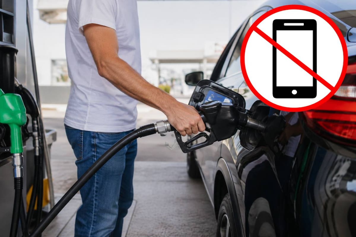 Especialistas aclaran que la prohibición de usar el celular en gasolineras persiste por precaución, aunque el principal riesgo de incendio es la electricidad estática