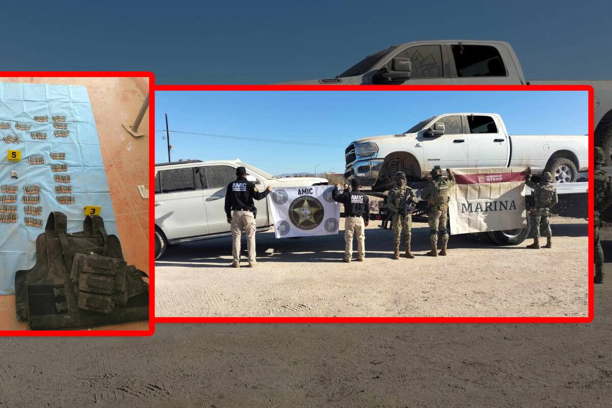 Aseguran carros robados, cartuchos y narcóticos en Puerto Libertad