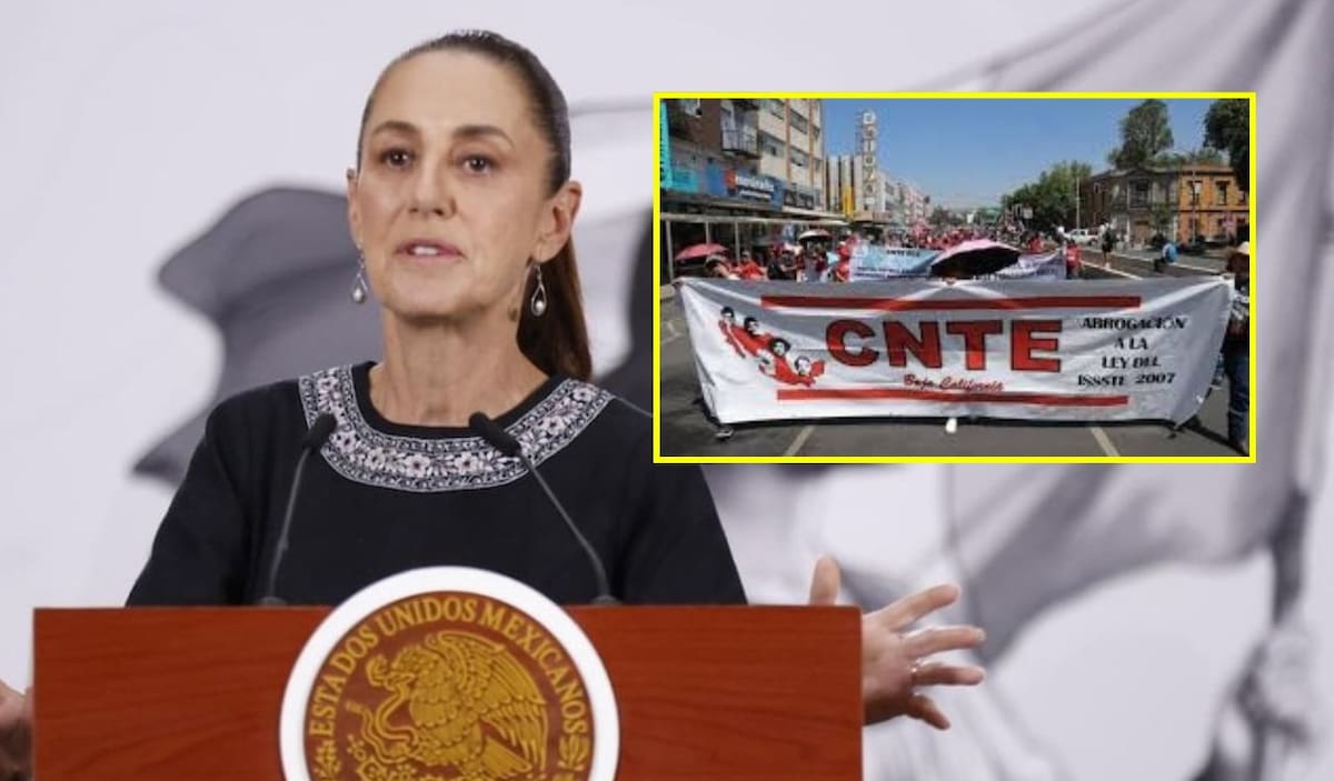Claudia Sheinbaum acusa que la CNTE “a todo dice que no”, descarta represión por plantón en el Centro Histórico y asegura que los maestros buscan una provocación pese a mesas de diálogo