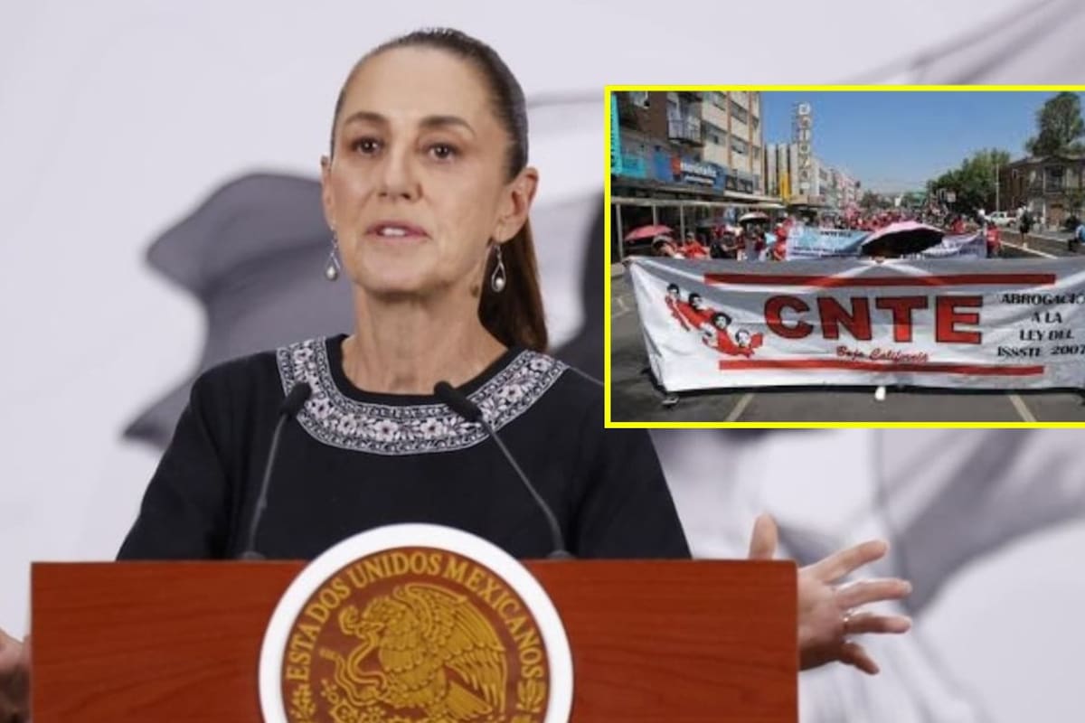 Claudia Sheinbaum acusa que la CNTE “a todo dice que no” y descarta represión por plantón en el Centro Histórico, asegura que los maestros buscan una provocación pese a mesas de diálogo