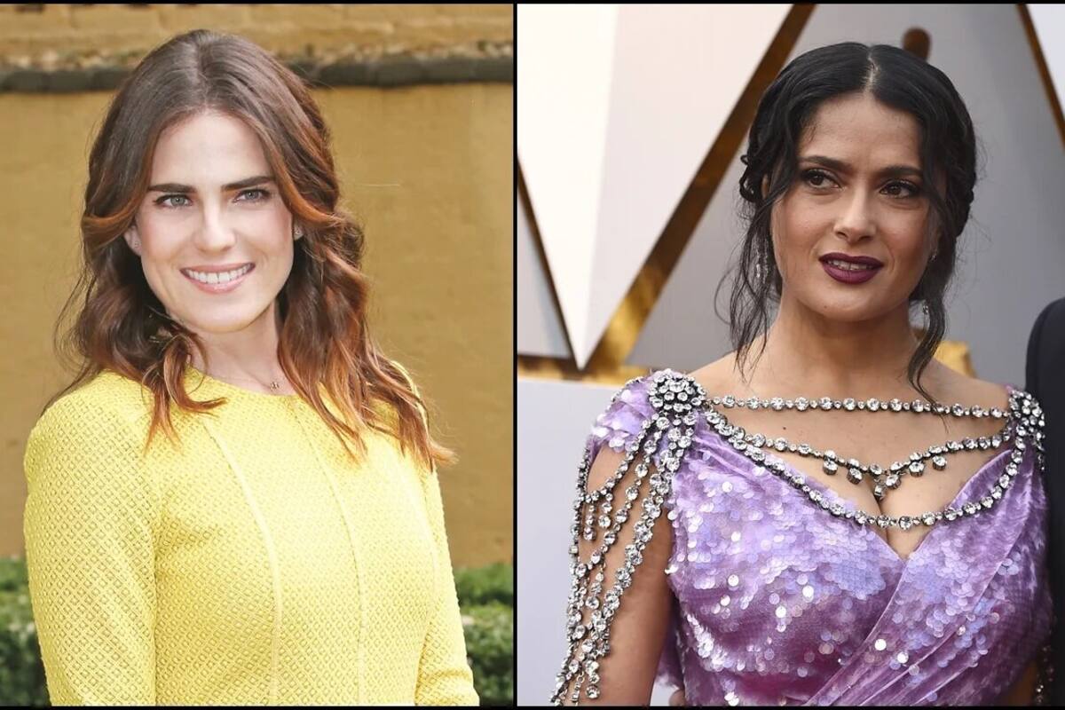 Karla Souza y Salma Hayek dan su "Vote Like A Madre"