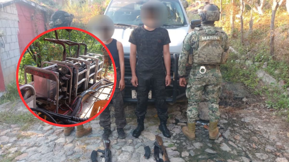 ¡Tenían planta de energía eléctrica! Aseguran dos campamentos del crimen organizado en Sinaloa con armamento