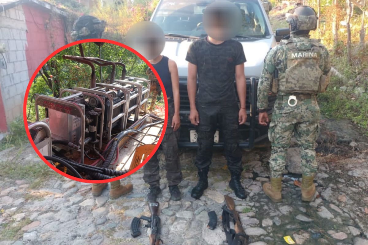 ¡Tenían planta de energía eléctrica! Aseguran dos campamentos del crimen organizado en Sinaloa con armamento