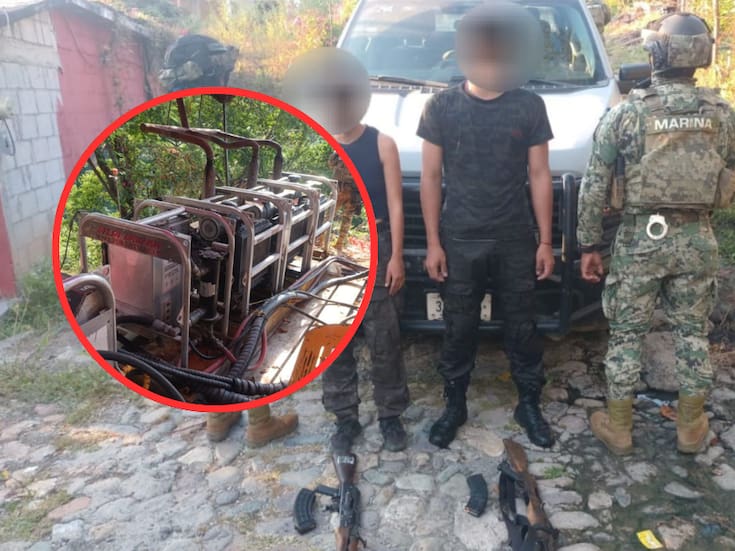 ¡Tenían planta de energía eléctrica! Aseguran dos campamentos del crimen organizado en Sinaloa con armamento