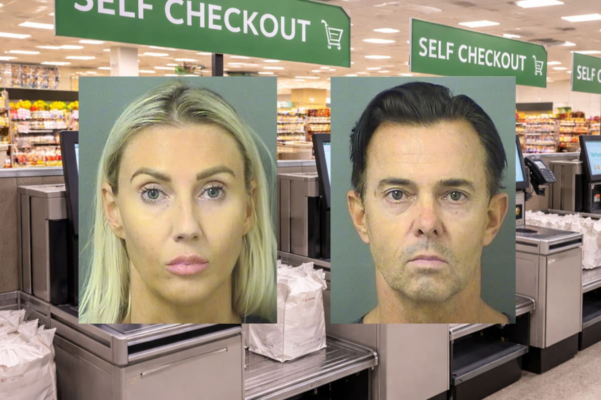 En redes presumían una vida de lujos, pero en el supermercado abusaban del sistema de autocobro para pagar menos y ahora enfrentan cargos de robo por más de 5,000 dólares
