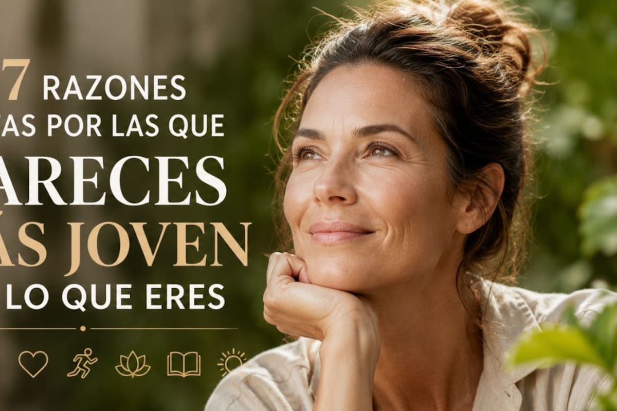¿Por qué algunas personas parecen más jóvenes de lo que son? Estas son las 7 razones que se han vuelto virales