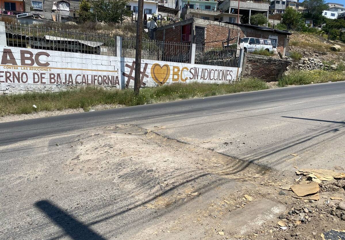 En la zona se realizan las maniobras de reparación de subcolector en Rampa Buena Vista.