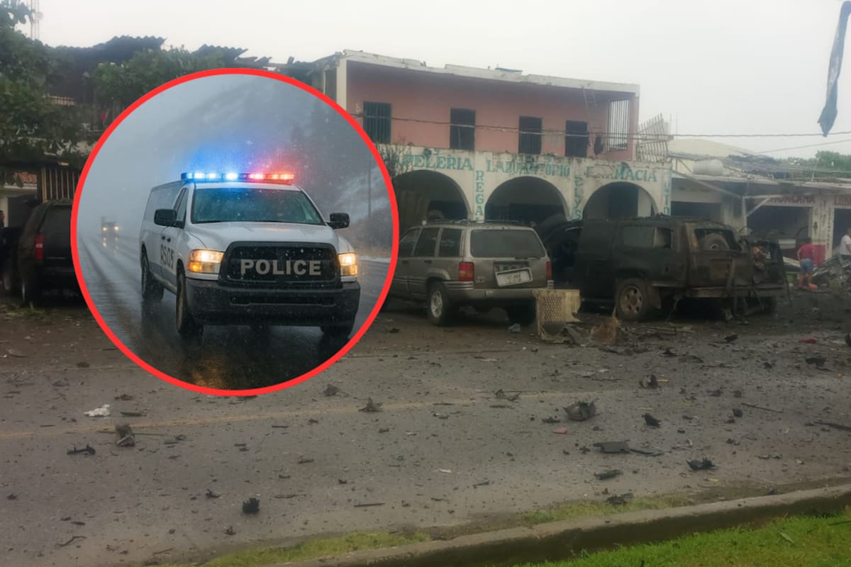 Cinco muertos tras explosión de coche bomba frente a cuartel comunitario en Coahuayana, Michoacán eran policías comunitarios