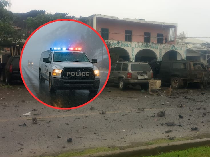 Cinco muertos tras explosión de coche bomba frente a cuartel comunitario en Coahuayana, Michoacán eran policías comunitarios