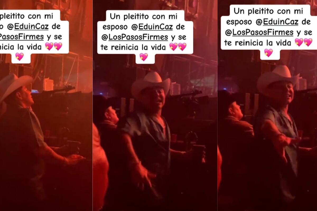 Eduin Caz se viraliza por su reacción con una fan en concierto de Alfredo Olivas y Julión Álvarez