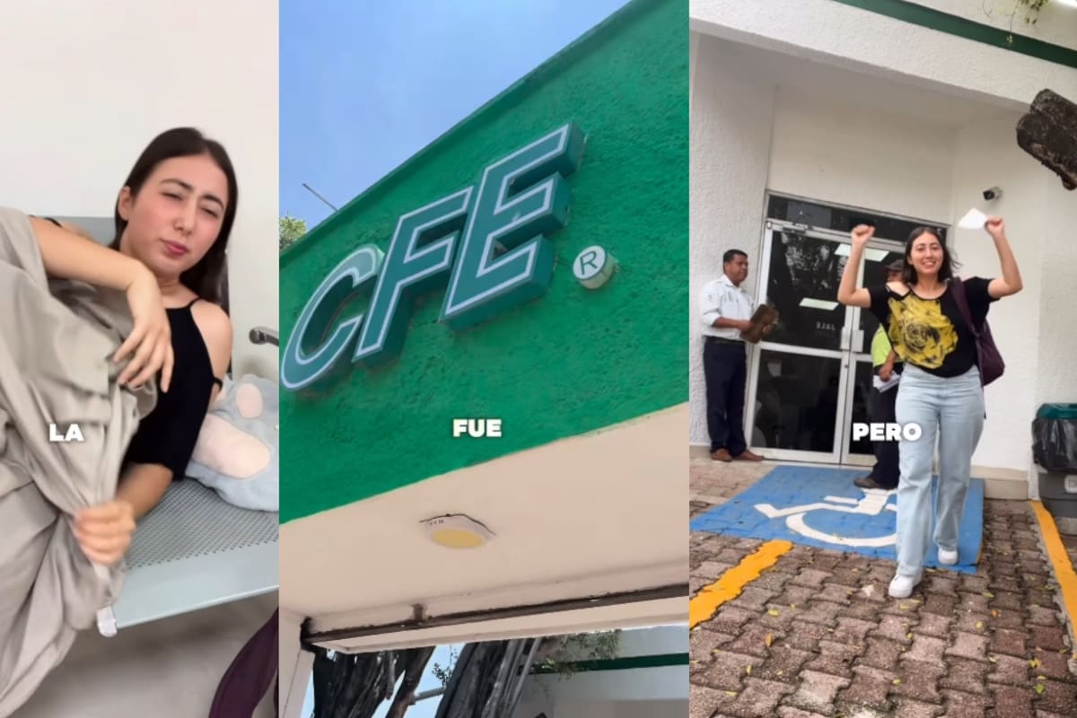 “Haciendo pijamada en la Comisión hasta que me atiendan”: Joven pasa más de cinco días en las oficinas de la CFE hasta conseguir ser atendida