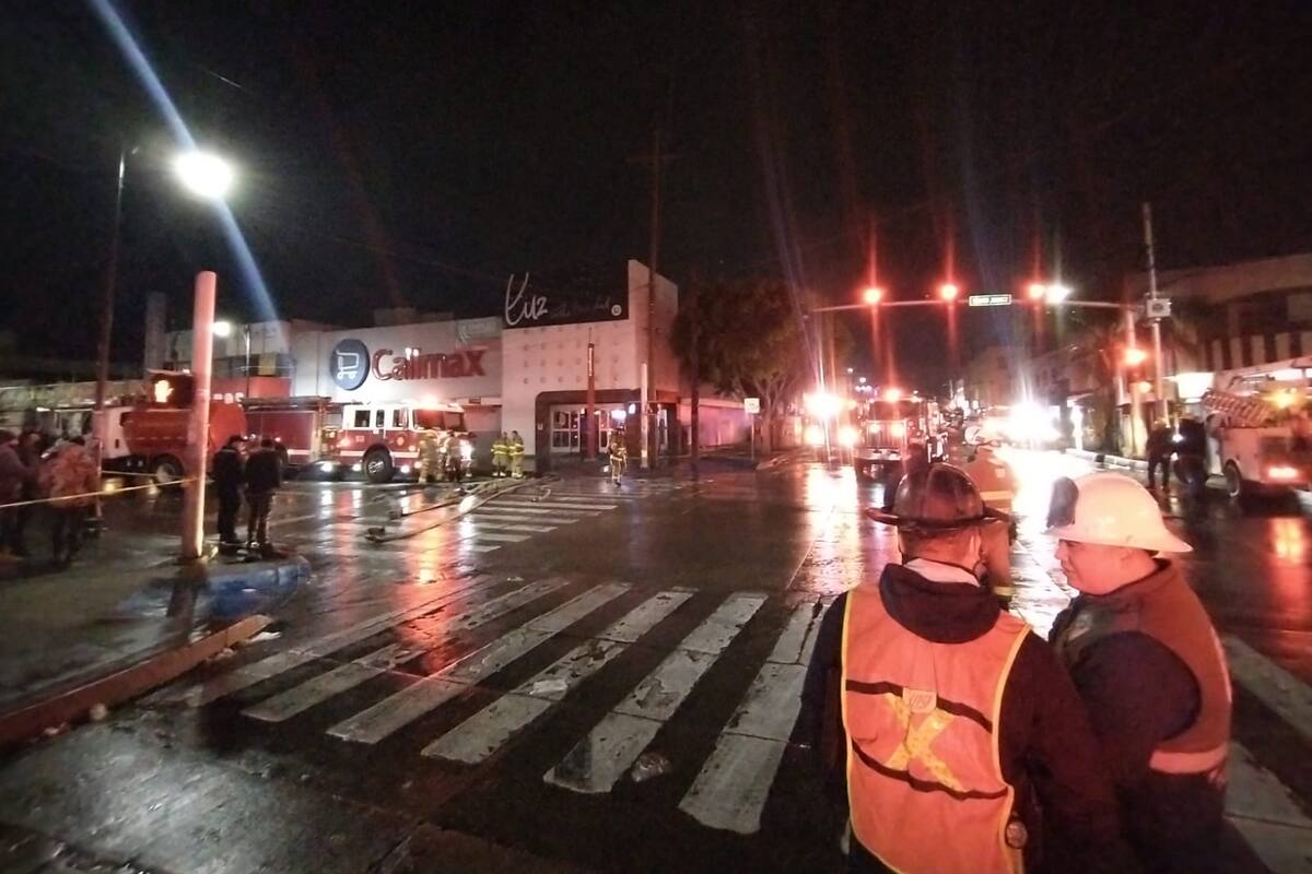Se incendia supermercado en calle Segunda en Tijuana