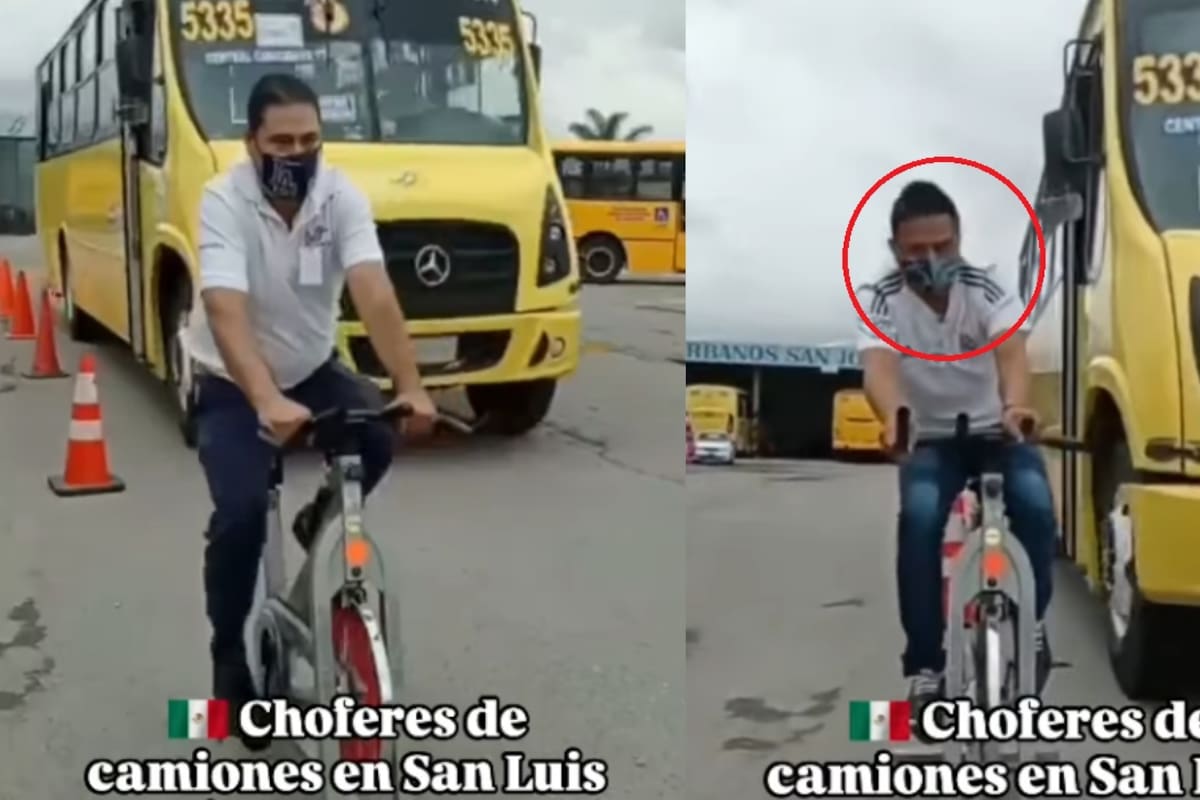 “Para que vean lo que experimentan los ciclistas”: ponen a choferes de camiones en bicicleta mientras otros pasan rozándolos en San Luis