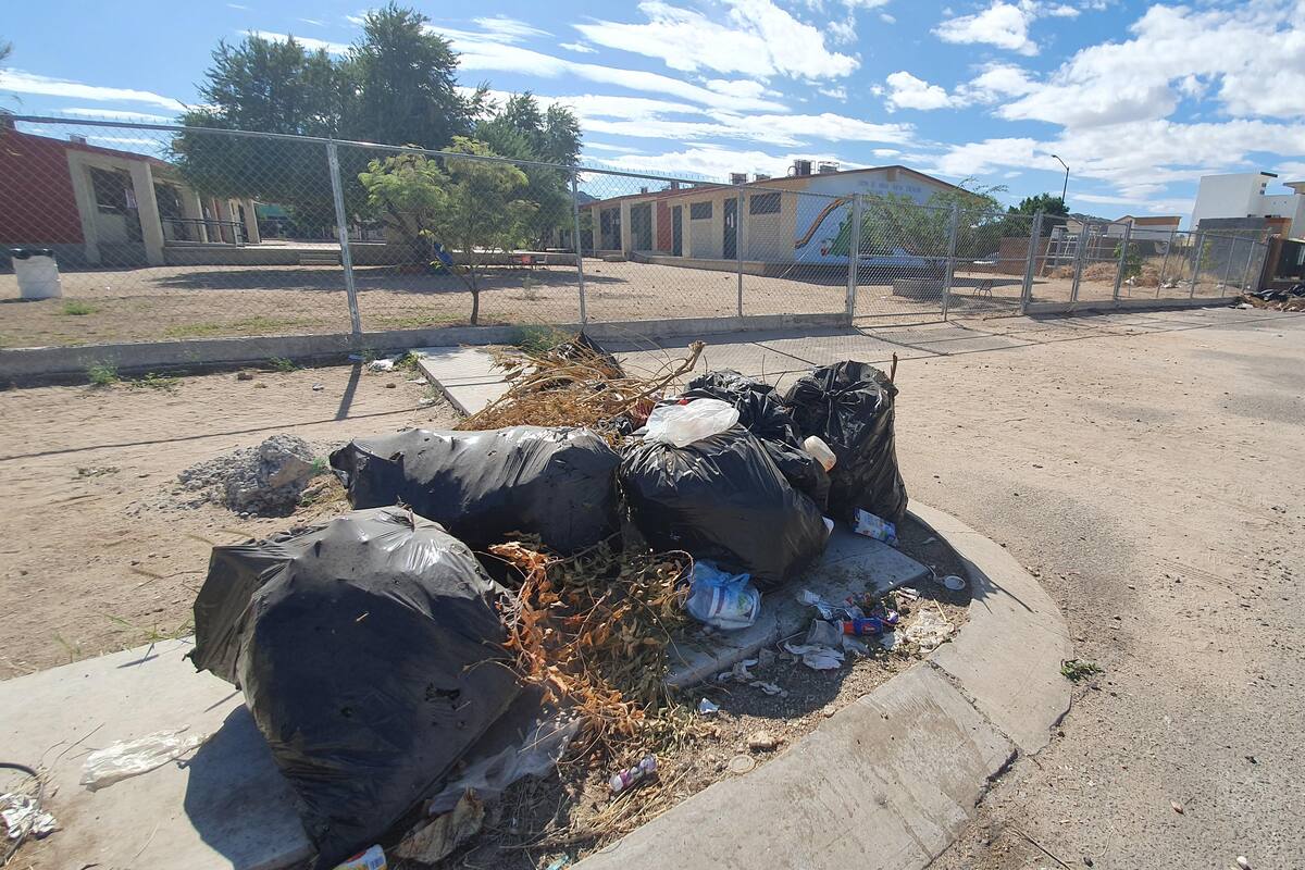 Piden apoyo en kínder para que se lleven basura