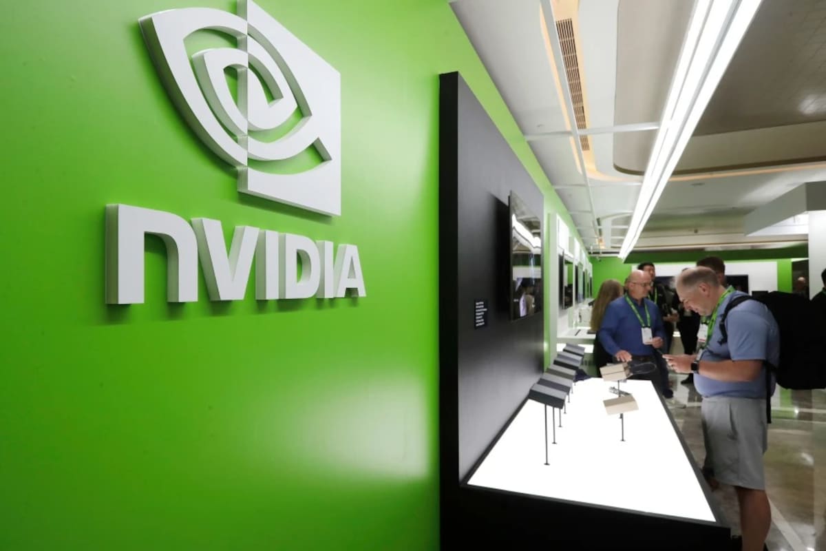 El público observa los nuevos productos de Nvidia durante la exposición Computex 2025 en Taipei, Taiwán, el miércoles 21 de mayo de 2025. | Crédito: AP/Chiang Ying-ying, archivo
