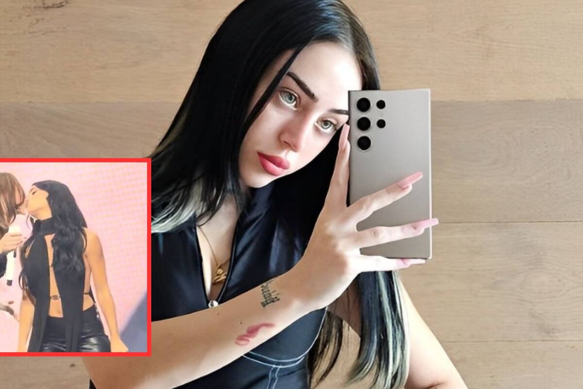 ¿Ya superó a Peso Pluma? Nicki Nicole y Lali Espósito generan polémica con un apasionado beso en pleno concierto