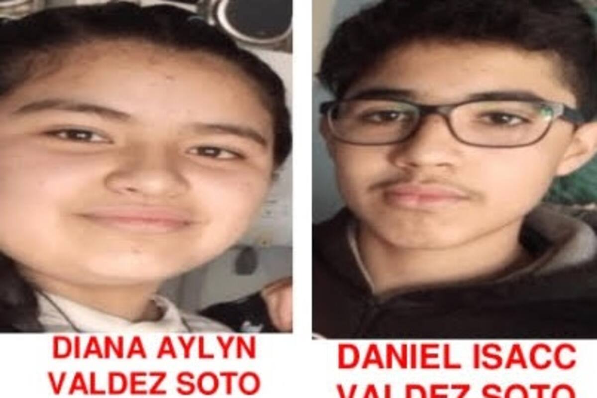Alerta Amber: Buscan a Diana Aylin y Daniel Isacc Valdez Soto
