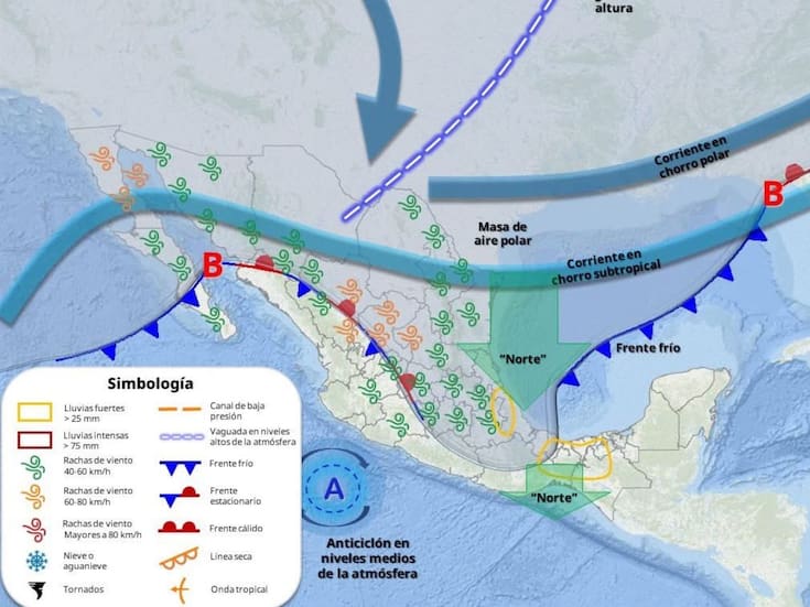 Descenso de temperaturas en Sonora: Se espera nuevo frente frío entre jueves y viernes
