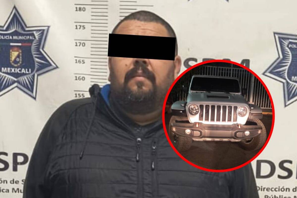 Detectan vehículo robado en la Mexicali-Tijuana; conductor es detenido