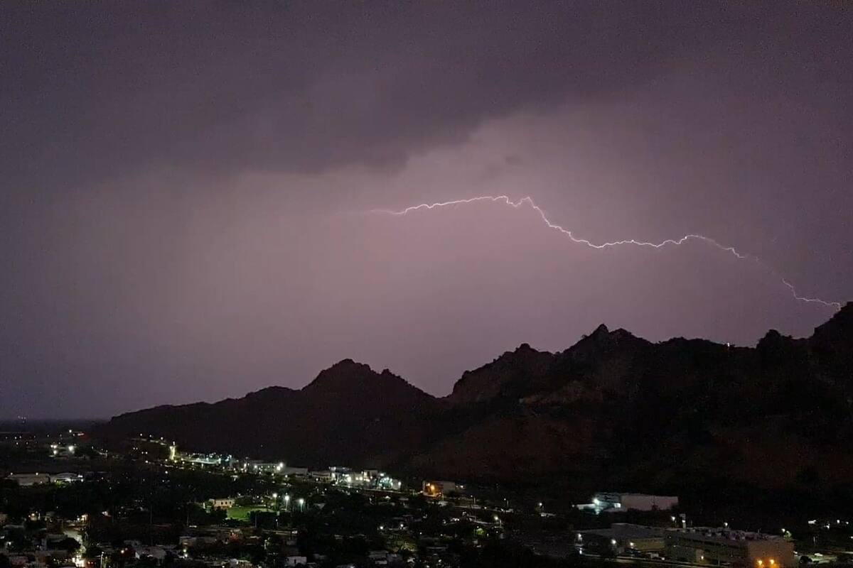 Lluvia de esta madrugada en Hermosillo deja acumulados de hasta 37.3 mm