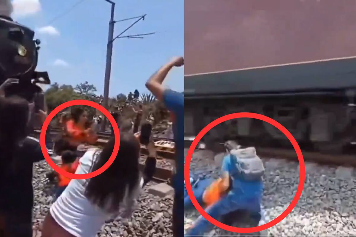 VIDEO: Mujer muere al intentar tomarse selfie delante de un tren