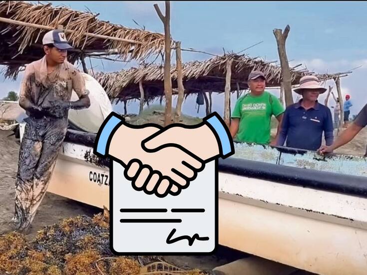 Comunidades costeras de Veracruz piden indemnización tras derrame de hidrocarburos que mantiene paralizadas la pesca y el turismo