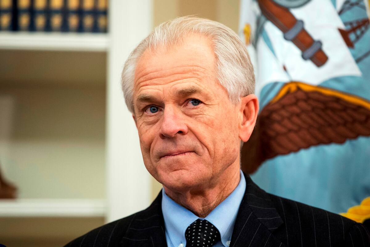 Peter Navarro, asesor comercial de Donald Trump, en una fotografía de archivo. | Crédito: AP/Andrew Harnik
