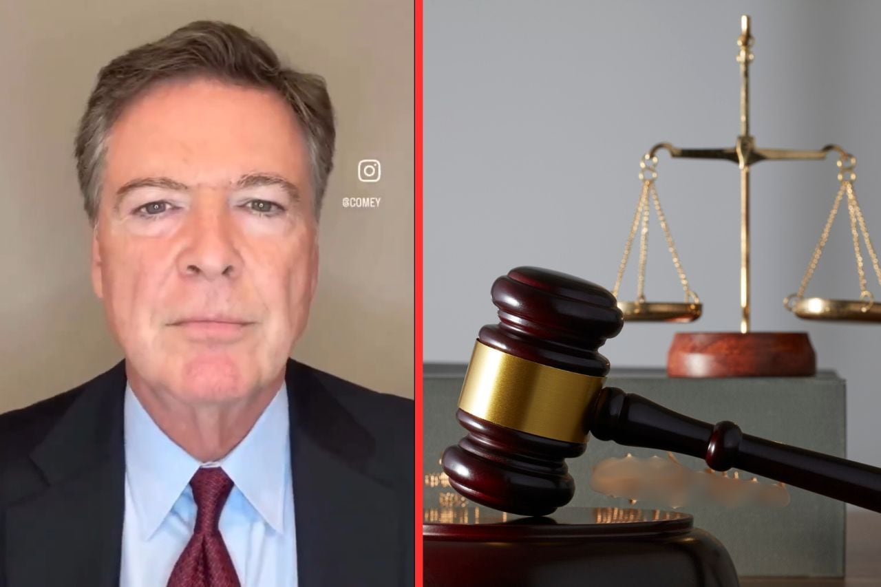 En un video publicado en Instagram Comey se declaró inocente. | Crédito: canva y redes sociales