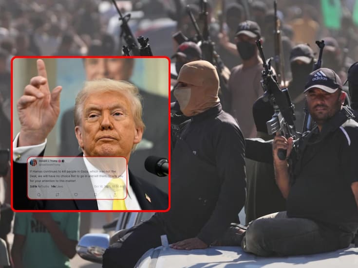 Donald Trump amenaza a Hamás: “No tendremos más opción que entrar y matarlos” si sigue la violencia en Gaza