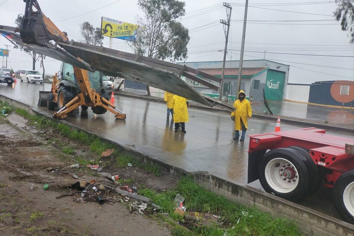 Atiende Municipio 10 incidentes por lluvia en Tijuana