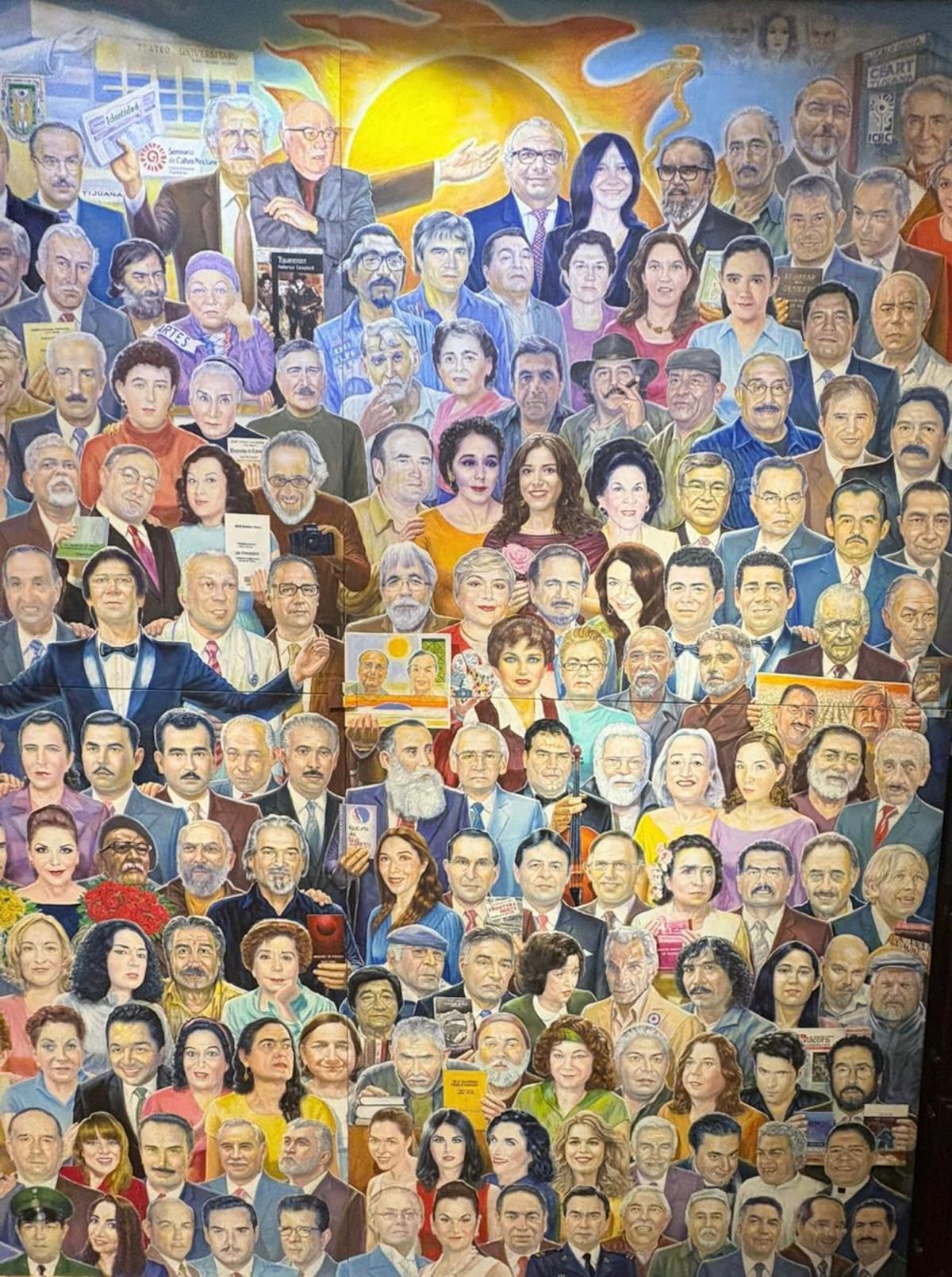 El mural comenzó hace 12 años bajo la autoría del artista José Joel González Navarro. Foto: Cortesía