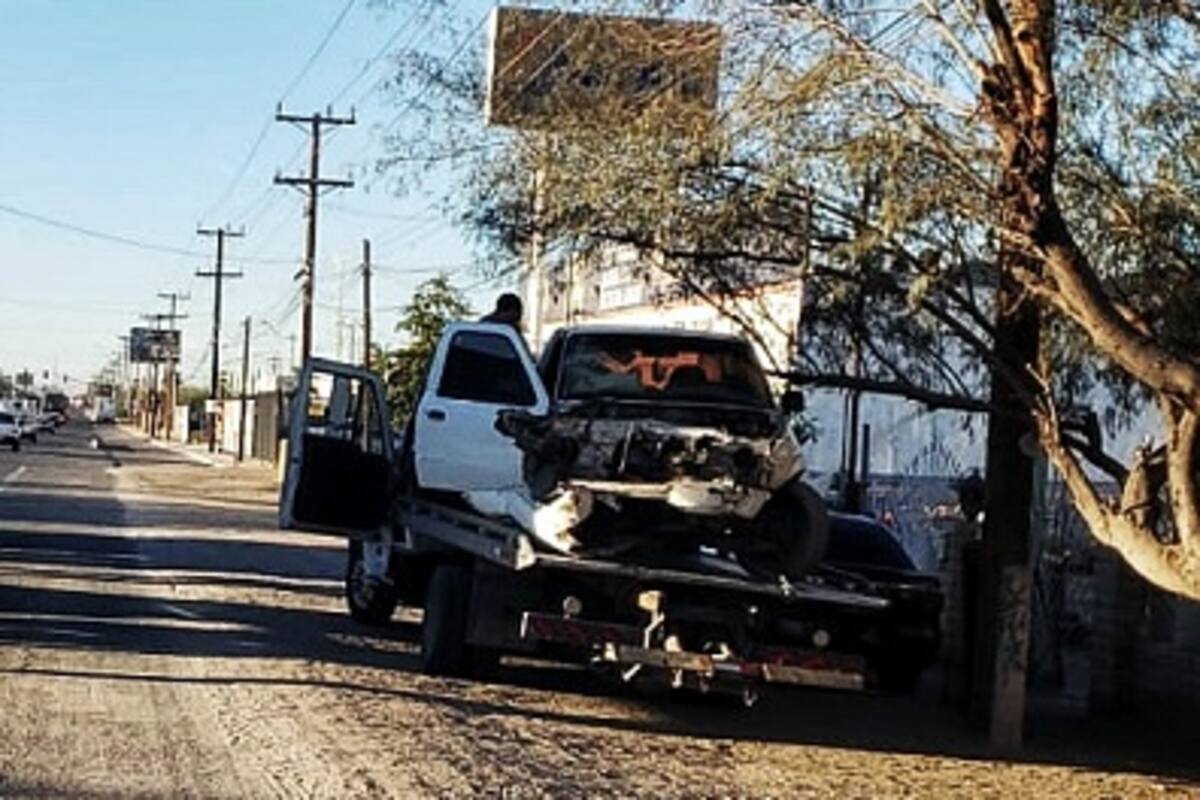Mujer detenida atrás atropellar a hombre en carretera a San Felipe