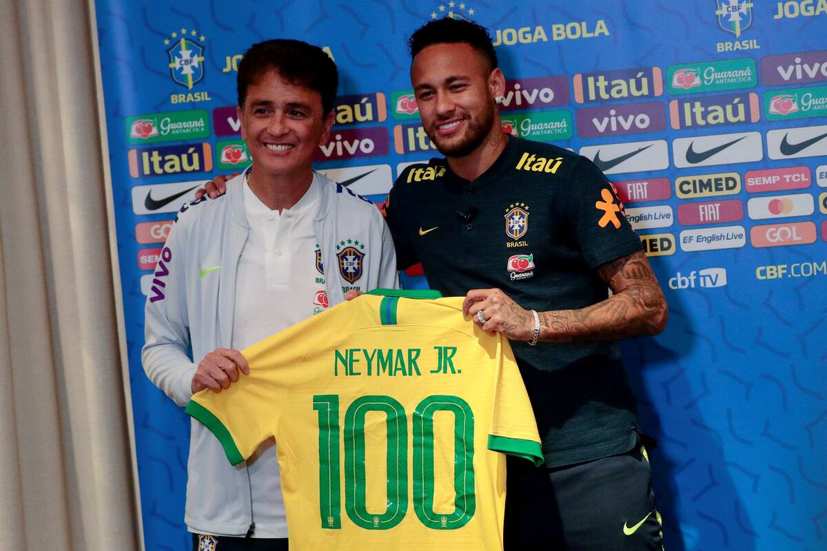 Neymar llegará a los 100 partidos con la 'Canarinha'