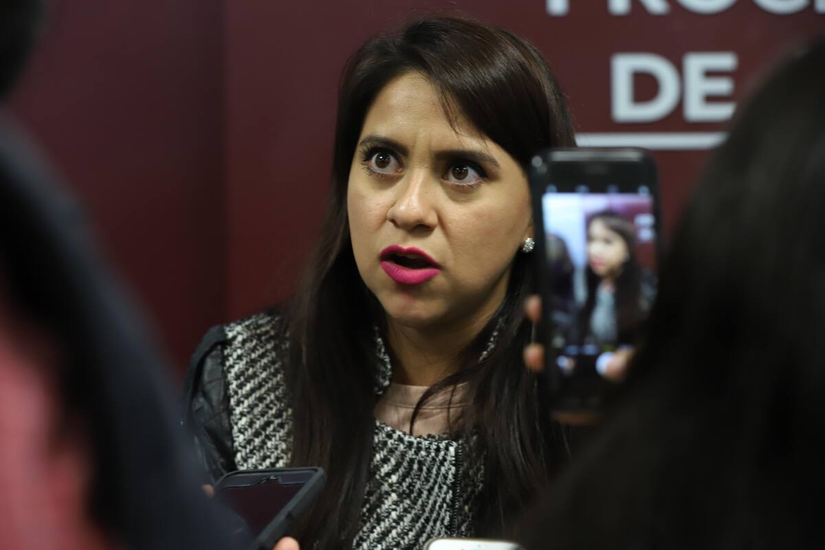 Mesa de trabajo del proceso legislativo de la Ley Olimpia, en el que participo su impulsora Olimpia Corral Melo.