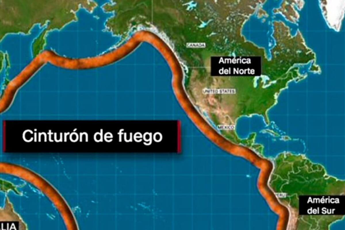 ¿Qué es el Cinturón de Fuego, cómo provoca sismos y qué países abarca?
